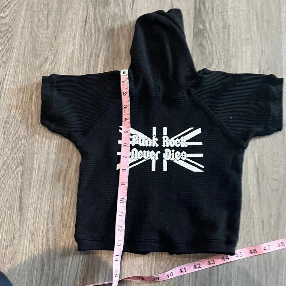 Doggy Black Punk Rock Hoodie